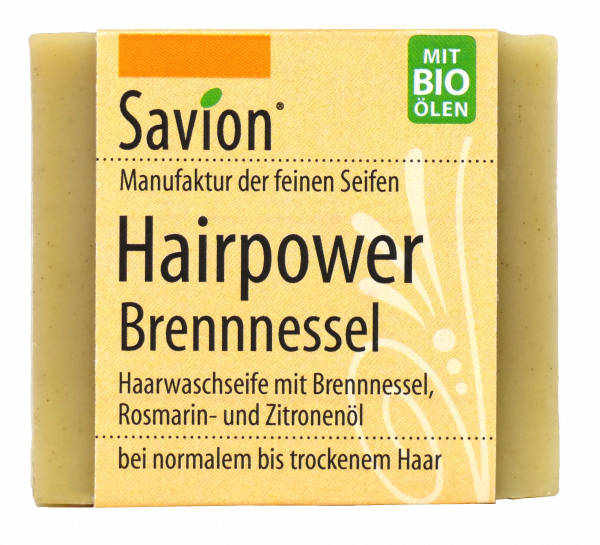 Haarwaschseife Hairpower Brennnessel  85g